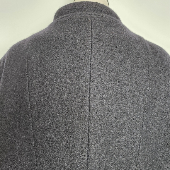 Blue Sky Tailored Wool Overcoat Plus Size - Picture 9 of 16